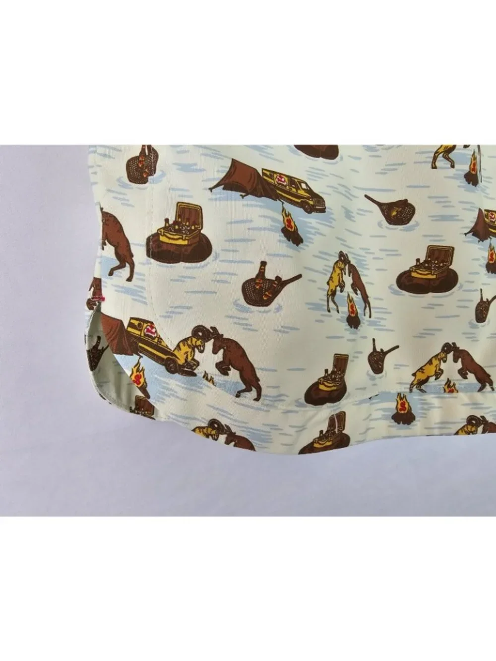 Magellan Men's Swim Trunks Size XL Blue Shiner Camping Fish Gear Swimsuit Shorts